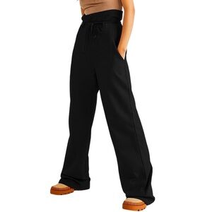 Free People Boyish The Jones Black Wide Leg Women's Pants